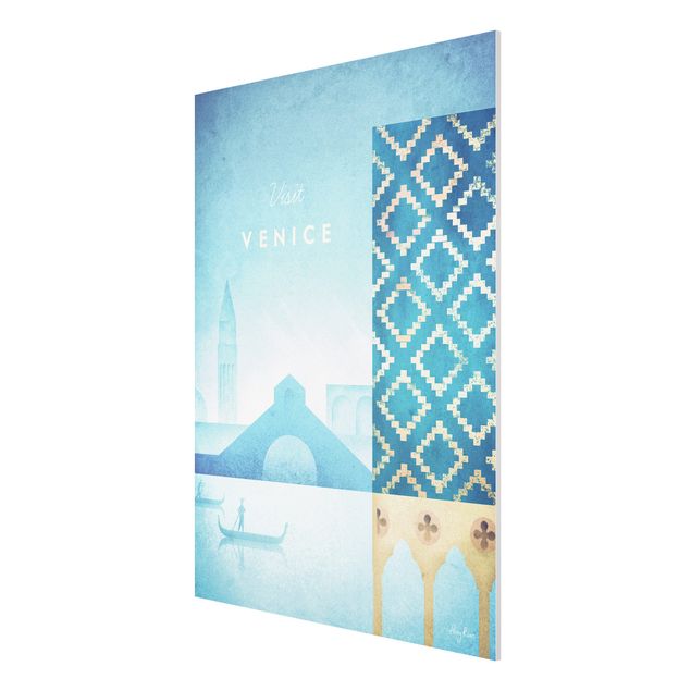 Tavlor arkitektur och skyline Travel Poster - Venice