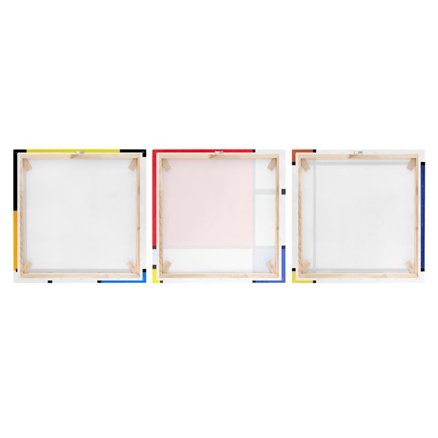 Canvastavlor konstutskrifter Piet Mondrian - Square Compositions