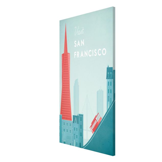 Tavlor konstutskrifter Travel Poster - San Francisco