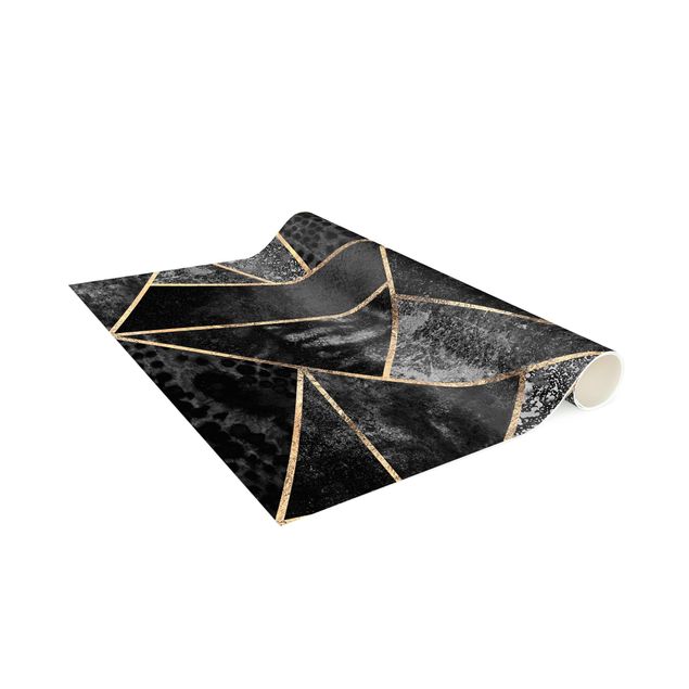 modern matta vardagsrum Gray Triangles Gold