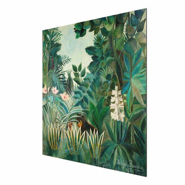 Tavlor landskap Henri Rousseau - The Equatorial Jungle