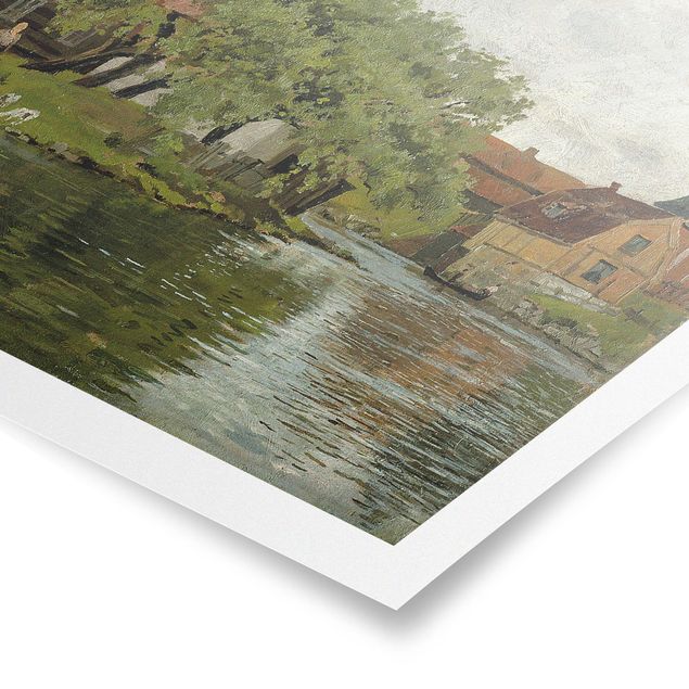 Konststilar Edvard Munch - Scene On River Akerselven