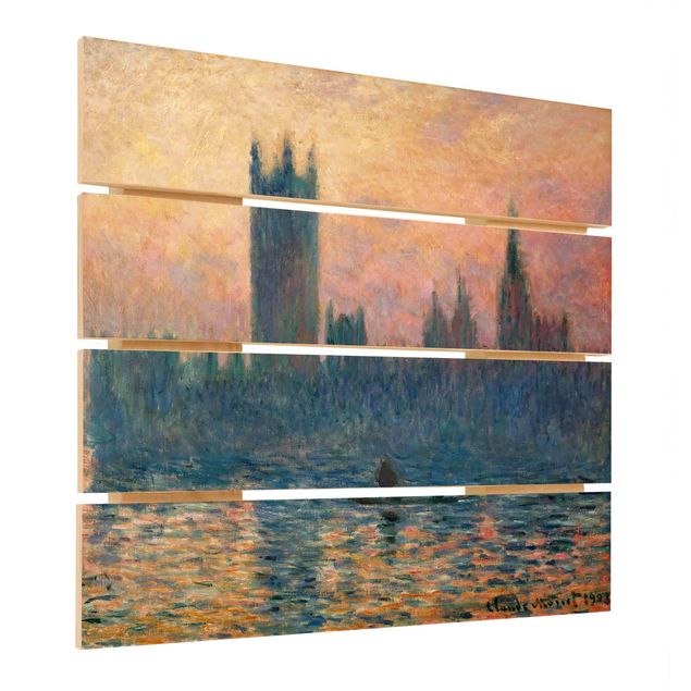Tavlor Claude Monet Claude Monet - London Sunset
