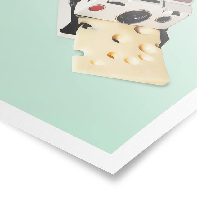 Tavlor grön Camera With Cheese