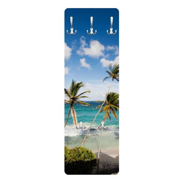 Klädhängare vägg blå Beach Of Barbados