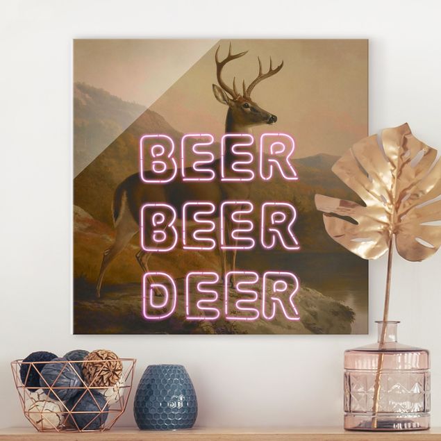 Tavlor rådjur Beer Beer Deer