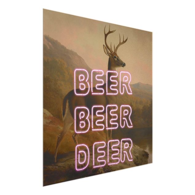 Tavlor konstutskrifter Beer Beer Deer
