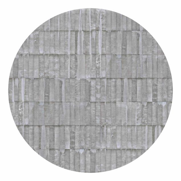 Mönstertapet Concrete Brick Wallpaper