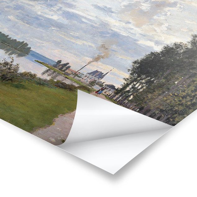Posters landskap Claude Monet - The Waterfront At Argenteuil