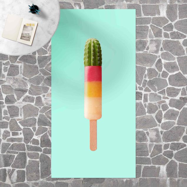 balkongmatta Popsicle With Cactus