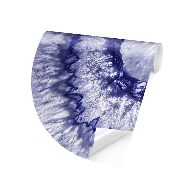 Tapeter industriell Blue Purple Crystal