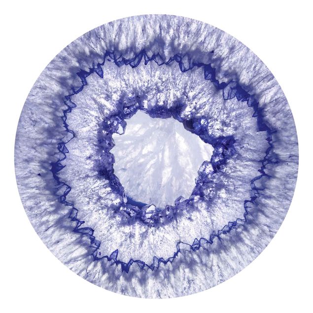 Tapeter modernt Blue Purple Crystal