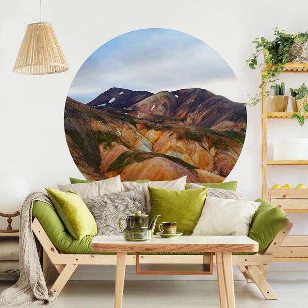 Fototapeter landskap Colourful Mountains In Iceland