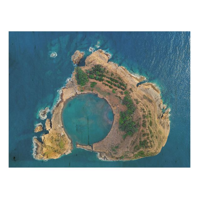 Kök dekoration Aerial View - The Island Of Vila Franca Do Campo
