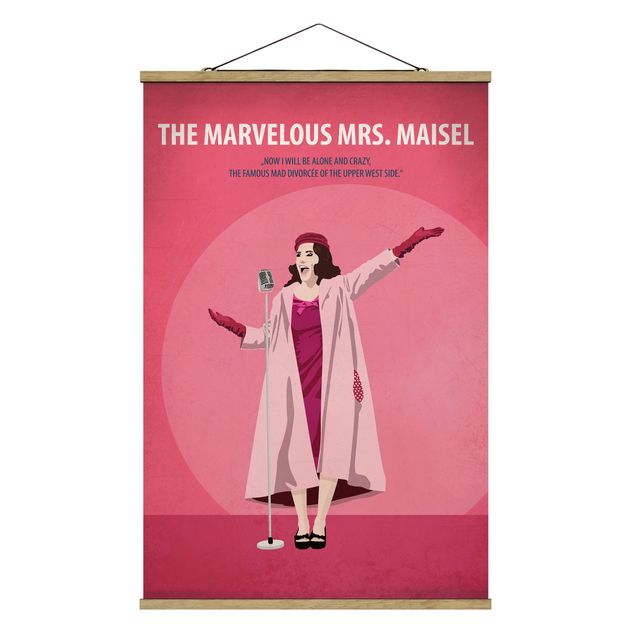 Tavlor modernt Film Poster The Marvelous Mrs. Maisel