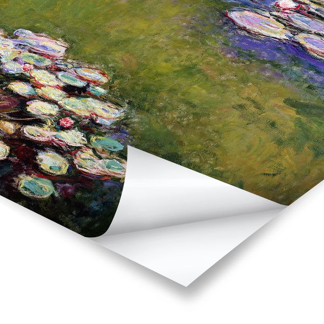 Posters konstutskrifter Claude Monet - Water Lilies
