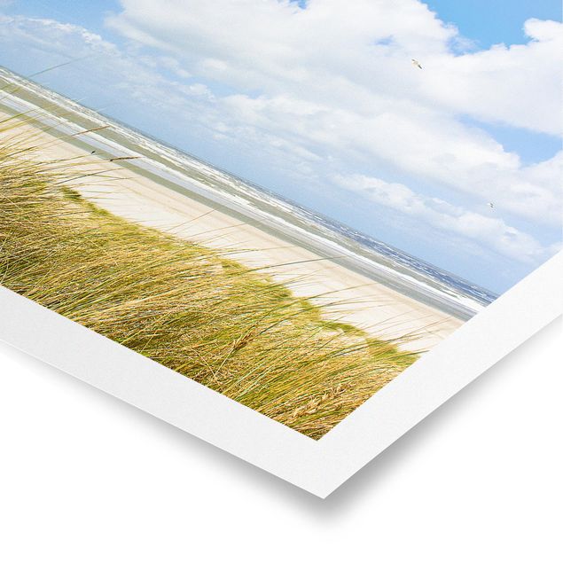 Posters landskap At The North Sea Coast