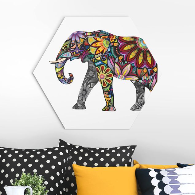Kök dekoration No.651 Elephant Pattern