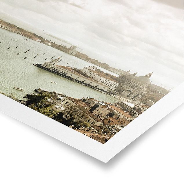 Tavlor arkitektur och skyline Lagoon Of Venice