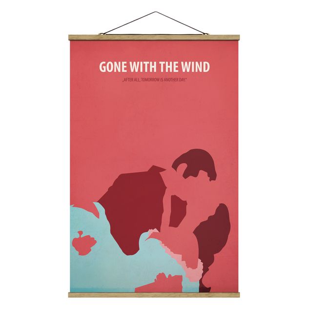 Tavlor modernt Film Poster Gone With The Wind
