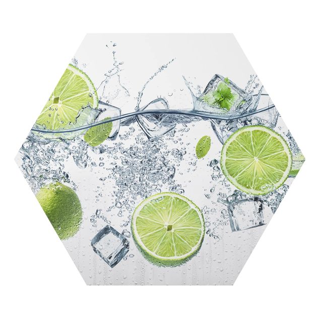 Hexagonala tavlor Refreshing Lime