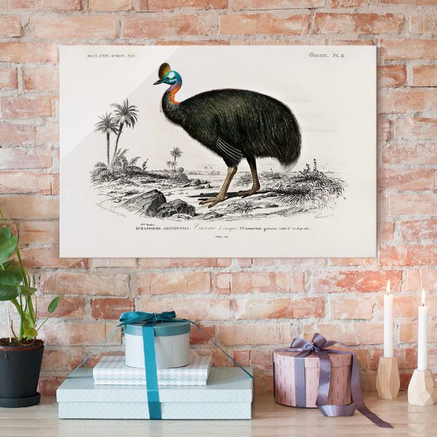 Kök dekoration Vintage Board Emu