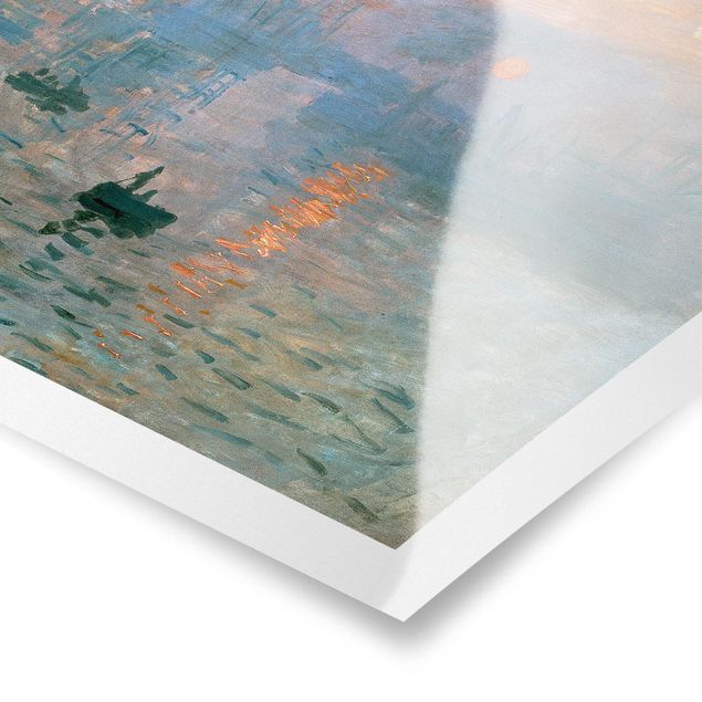 Posters konstutskrifter Claude Monet - Impression (Sunrise)