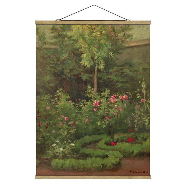 Konststilar Post Impressionism Camille Pissarro - A Rose Garden