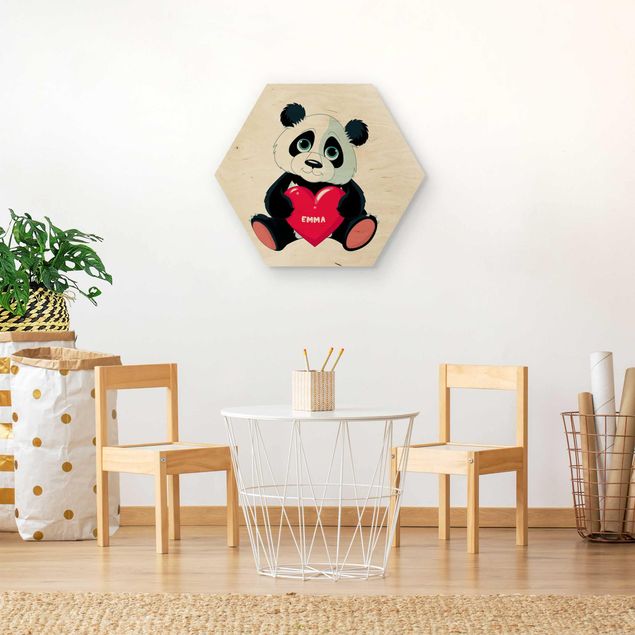 Tavlor Panda With Heart