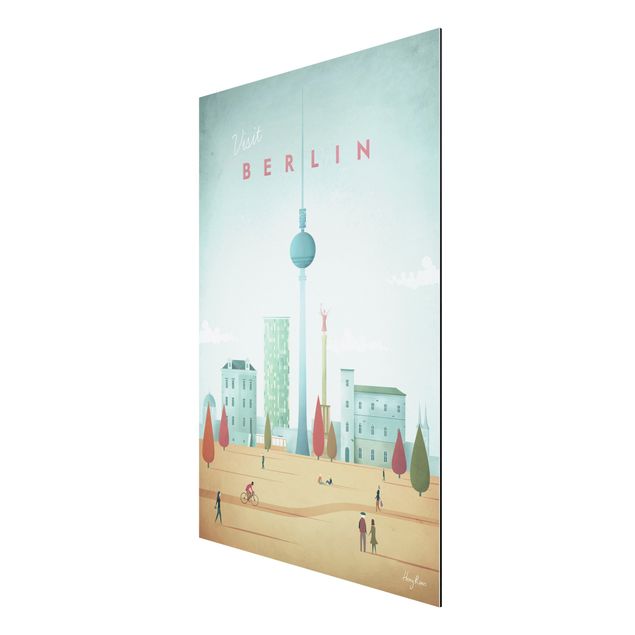 Tavlor arkitektur och skyline Travel Poster - Berlin