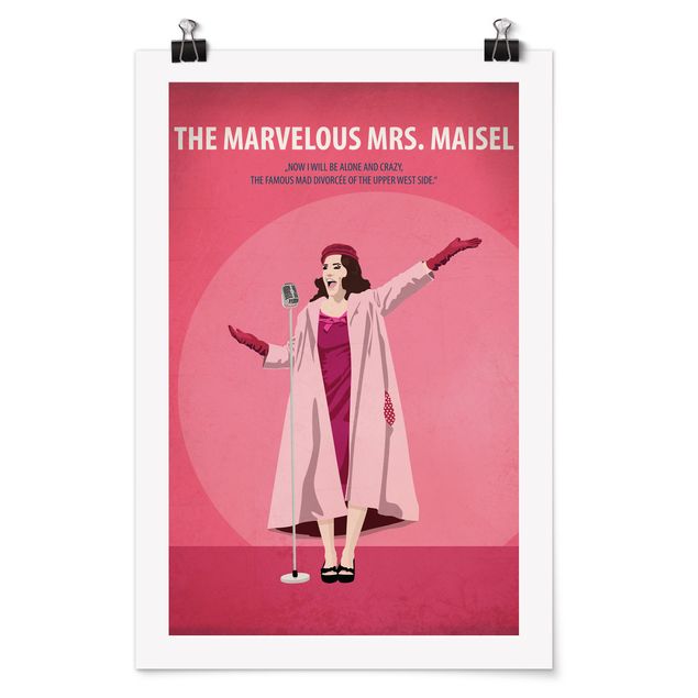 Tavlor porträtt Film Poster The Marvelous Mrs. Maisel