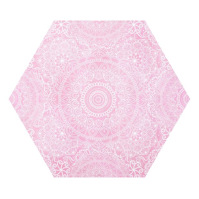 Tavlor rosa Pattern Mandala Pink