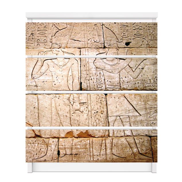 Självhäftande folier sten utseende Egypt Relief