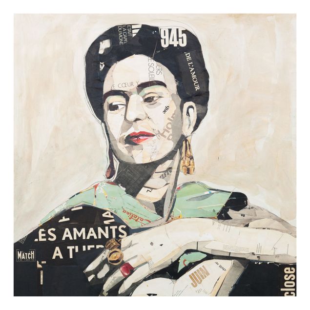 glasskivor kök Frida Kahlo - Collage No.4