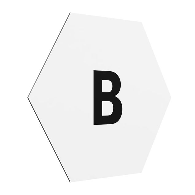 Tavlor modernt Letter White B