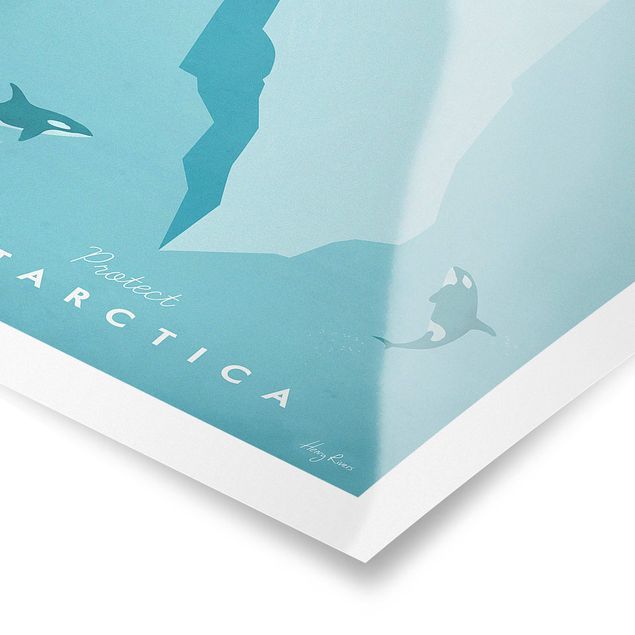 Posters konstutskrifter Travel Poster - Antarctica