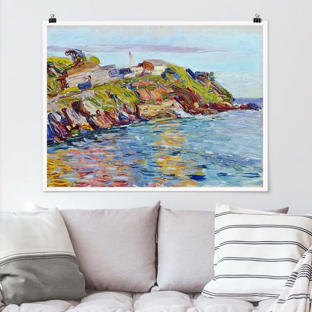 Konststilar Expressionism Wassily Kandinsky - Rapallo, The Bay