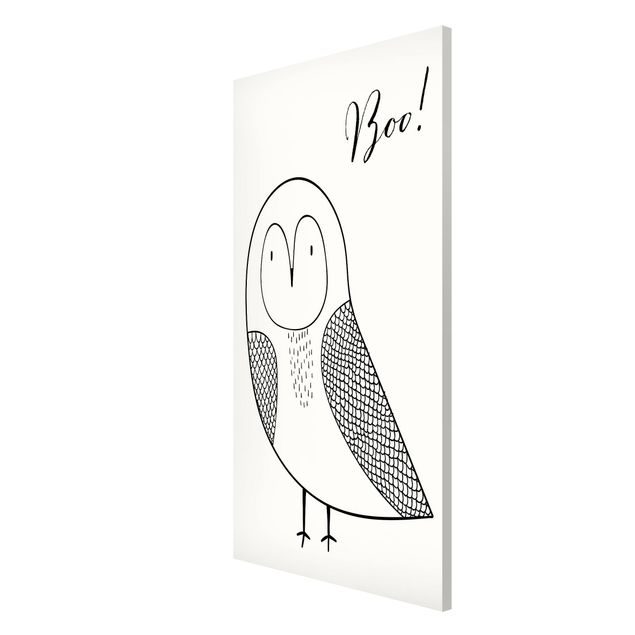 Tavlor konstutskrifter Owl Boo Drawing