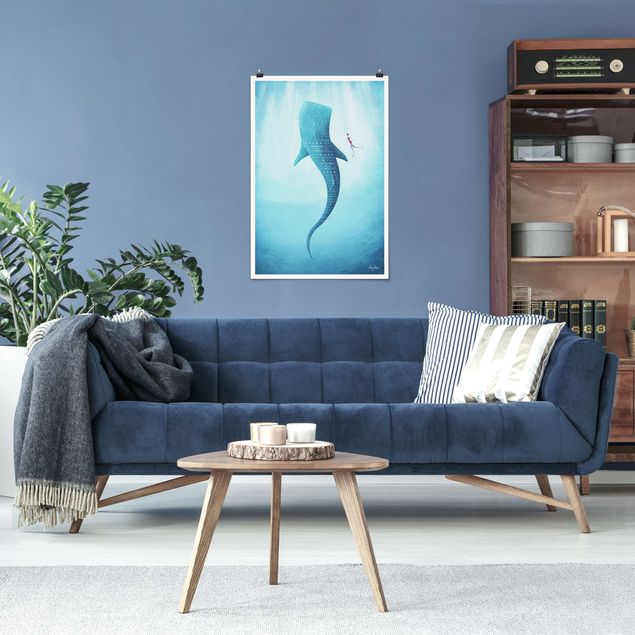Posters konstutskrifter The Whale Shark