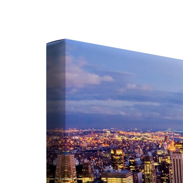Tavlor modernt New York Skyline At Night