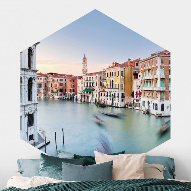 Kök dekoration Grand Canal View From The Rialto Bridge Venice