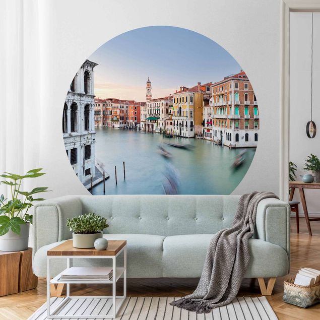 Fototapeter arkitektur och skyline Grand Canal View From The Rialto Bridge Venice