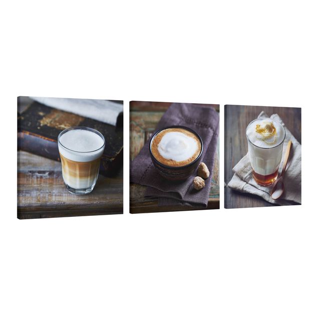 Canvastavlor vintage Caffè Latte