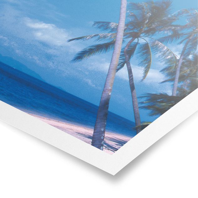 Posters landskap Mauritius Beach