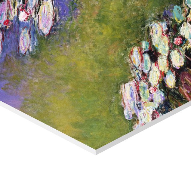 Tavlor modernt Claude Monet - Water Lilies Set