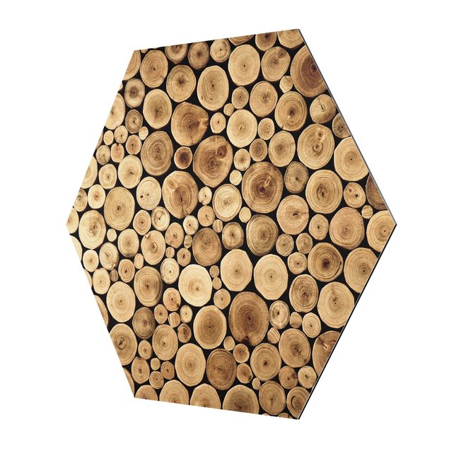 Hexagonala tavlor Homey Firewood