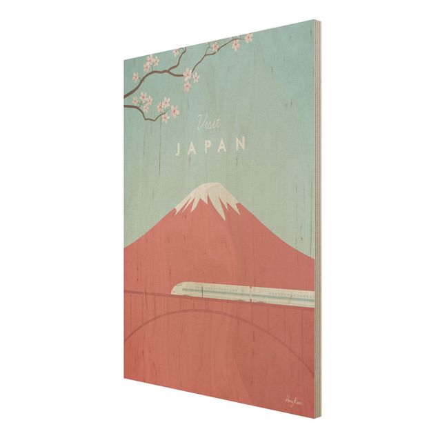 Trätavlor landskap Travel Poster - Japan