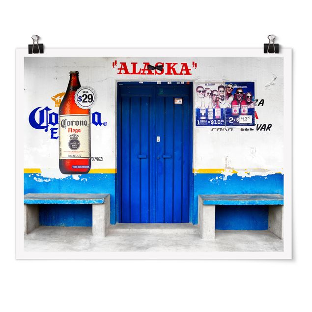 Posters ordspråk Alaska Blue Bar
