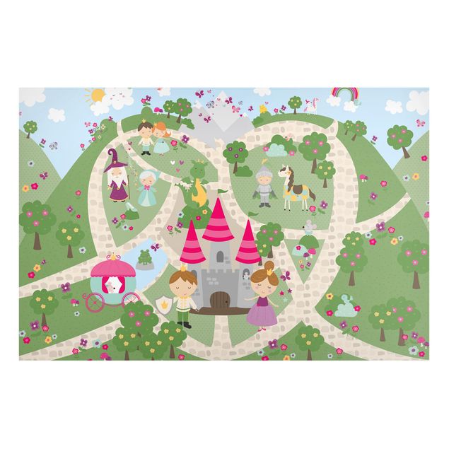 Tavlor prinzessin Playoom Mat Wonderland - The Path To The Castle