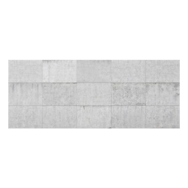 glasskivor kök Concrete Tile Look Grey